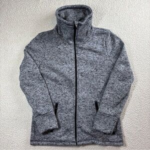 Calvin Klein Women’s Athletic Performance Heather Gray Full Zip Medium Jacket